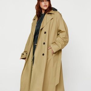 Plus Size Essentials Trench Coat